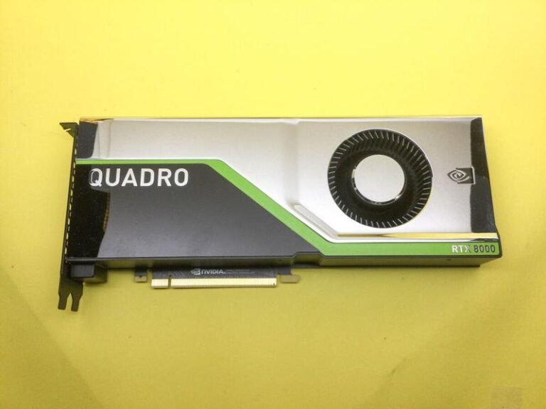 Nvidia Quadro RTX 8000 – odkryj, czy to idealna karta graficzna dla profesjonalistów