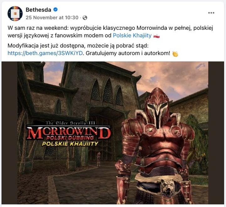 Instalacja spolszczenia Morrowind